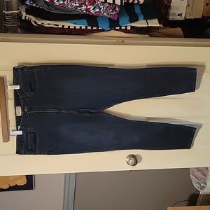 High rise skinny jeans